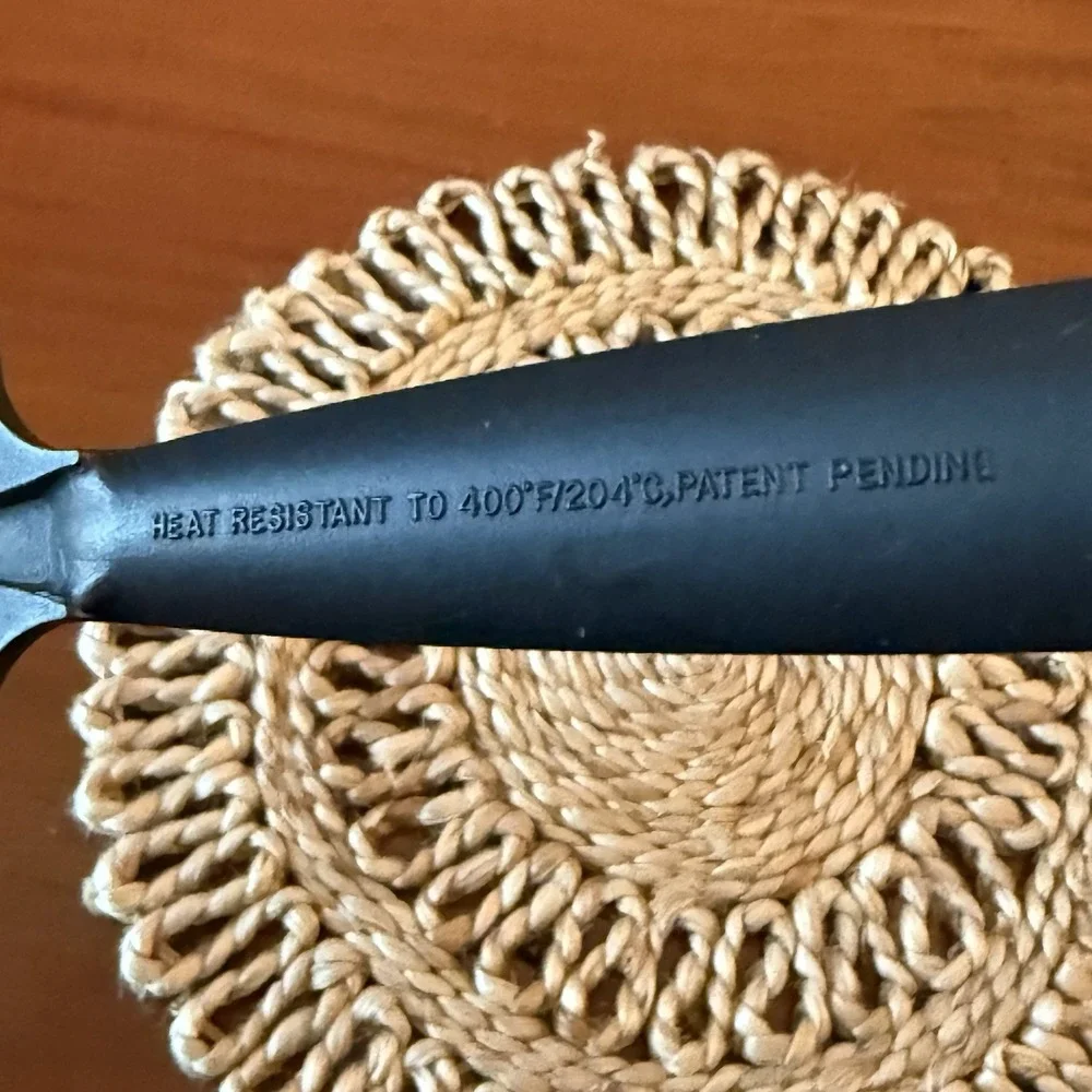 Tailormade Black Nylon Plastic Slotted Fish Spatula Whisk Kitchen‎ Utensil 12.5